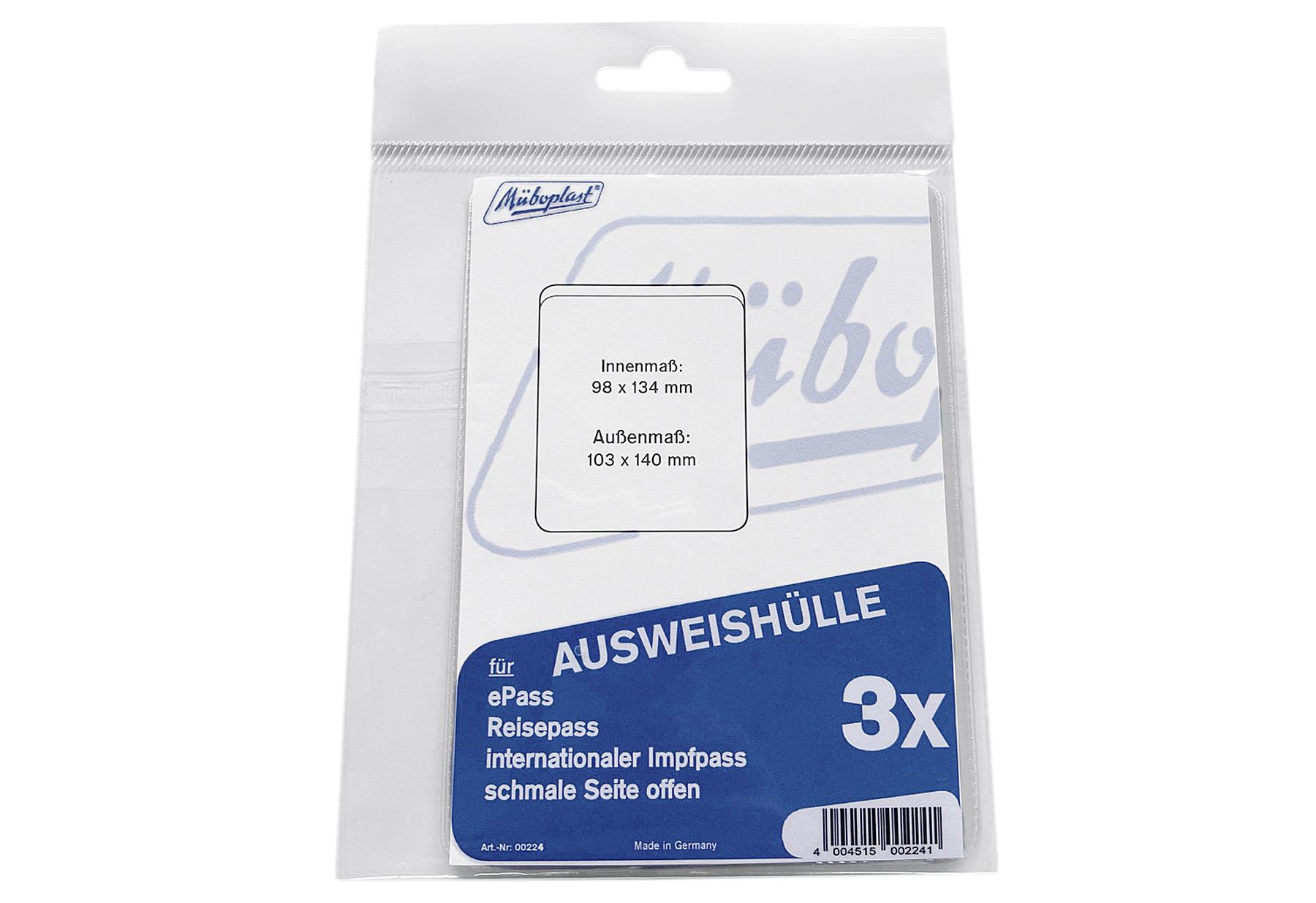 Ausweishülle 103x140mm 3erPack - 10 VPE